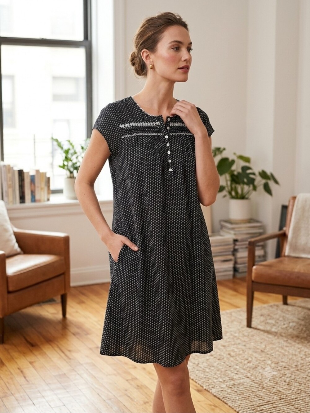 celestial dreams night gown granny core loose cozy comfort size 3XL